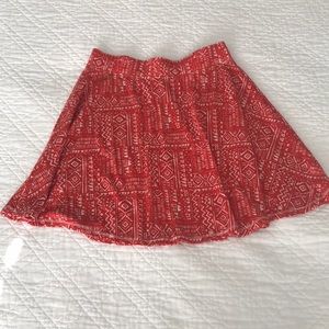 Mossimo Supply Co orange skirt